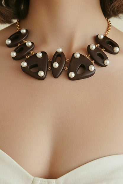 Shore Glow Embellished Choker 