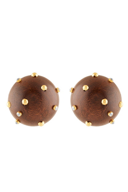 Cove Gold Ball Stud Earrings 