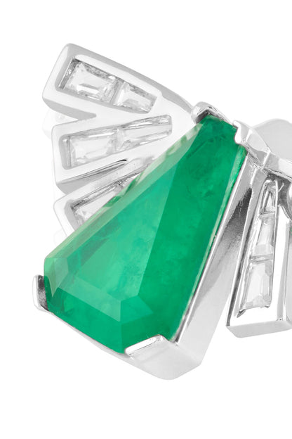 Gatsby Emerald Studs 