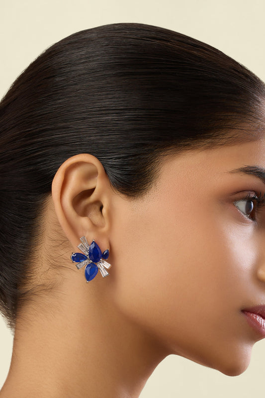 Octavia Sapphire Studs 