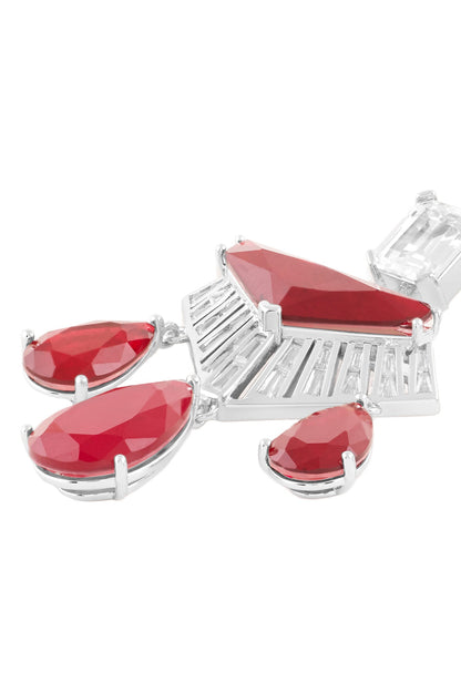 Angulaire Ruby Danglers 