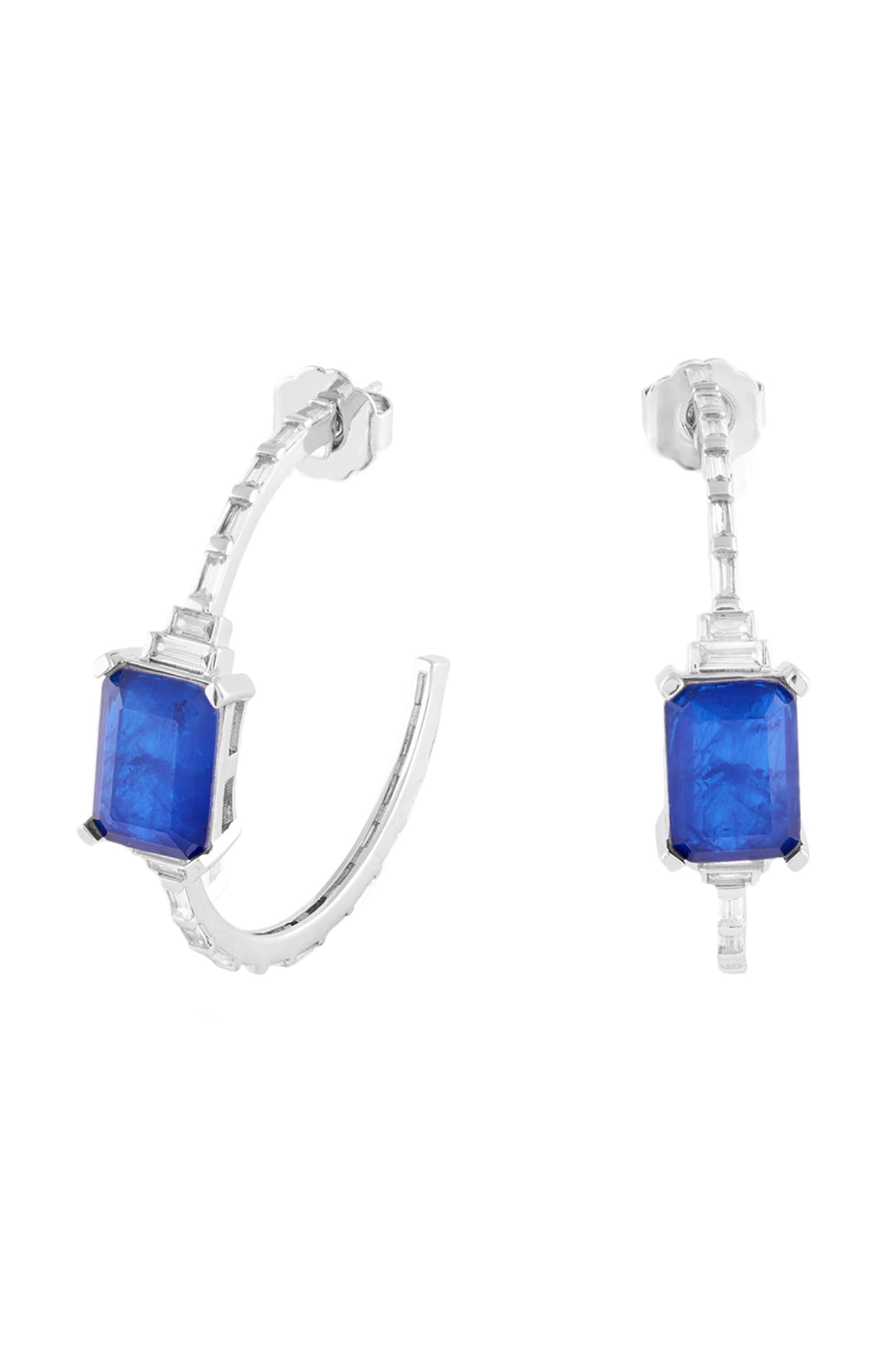 Aureline Sapphire Hoops 