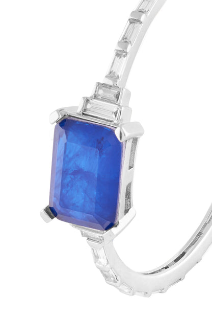 Aureline Sapphire Hoops 