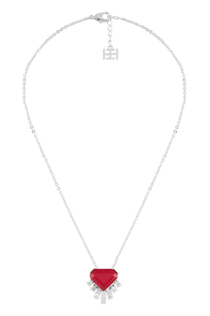 Prismatica Embellished Pendant Necklace 