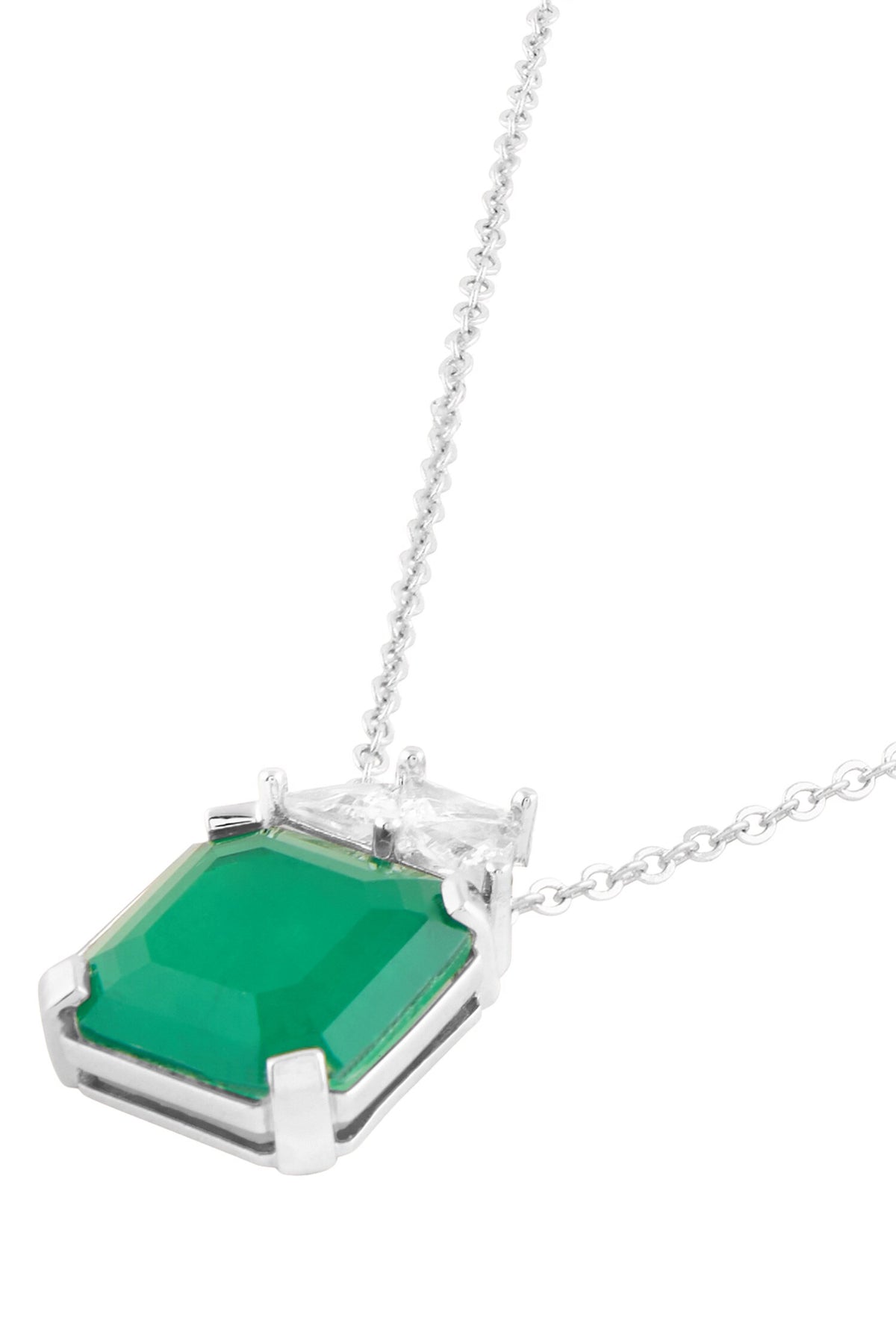 Glamore Crystal Embellished Pendant Necklace 