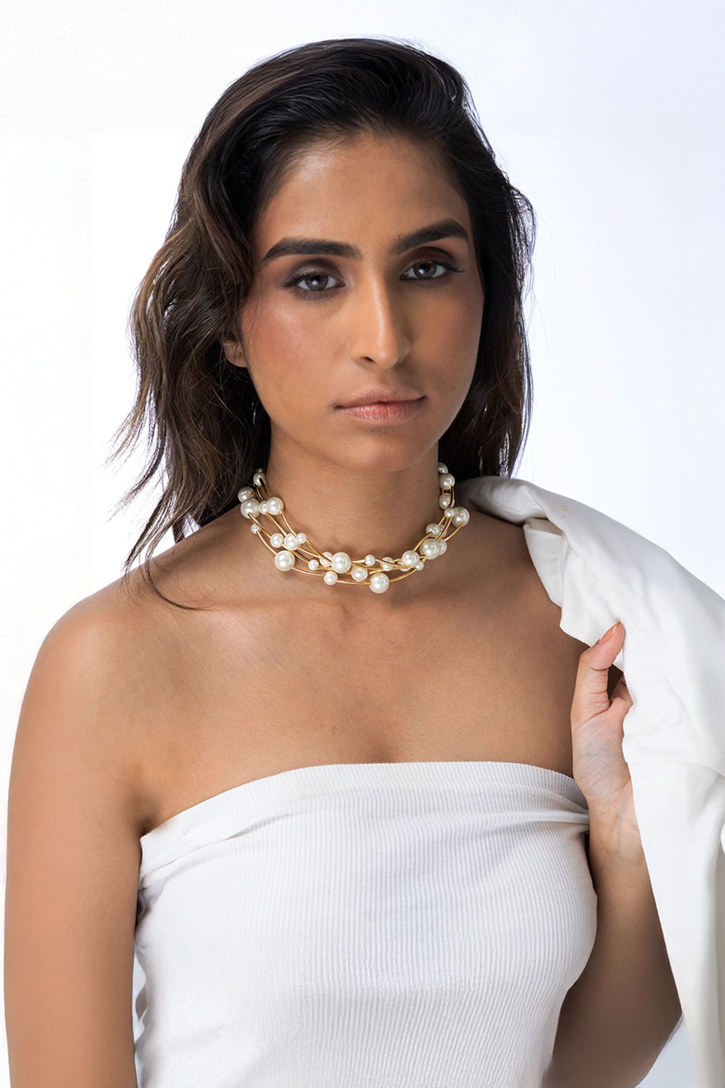Layered Cluster Necklace 