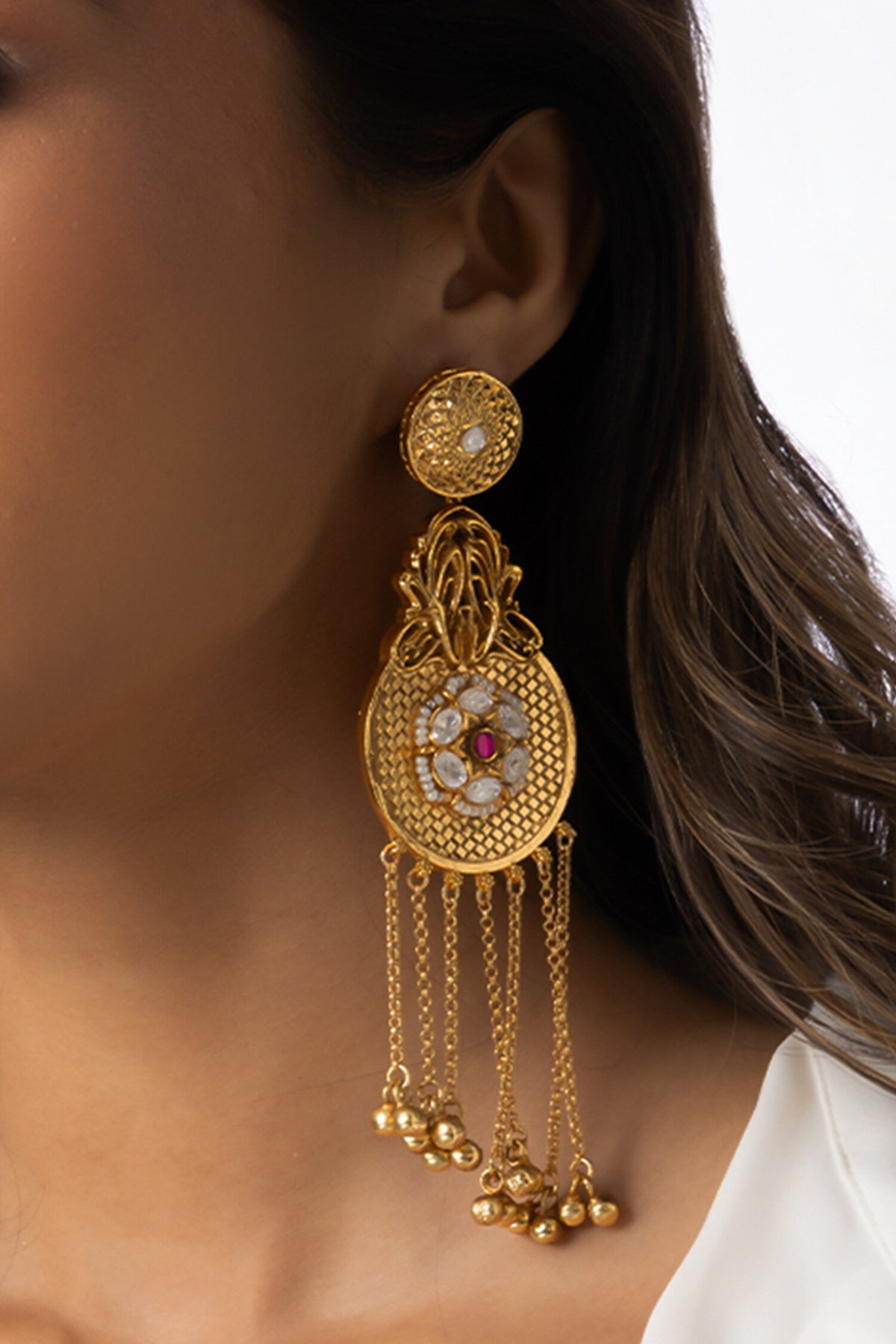 Heritage Chain Drops Earrings 