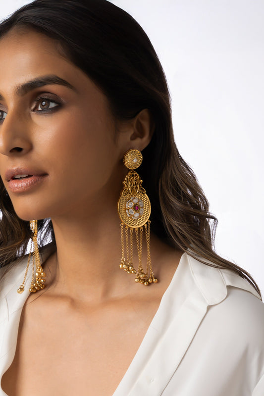 Heritage Chain Drops Earrings 