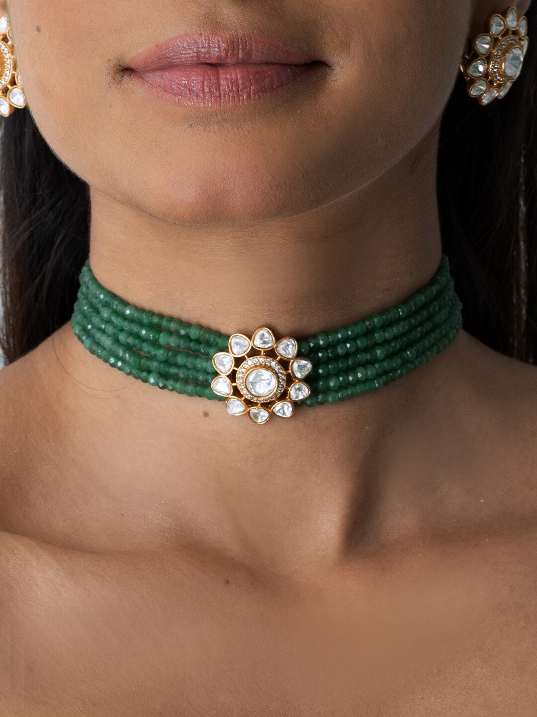 Regal Bloom Necklace Set 