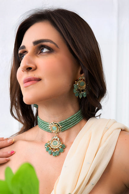 Grandeur Royal Necklace Set 