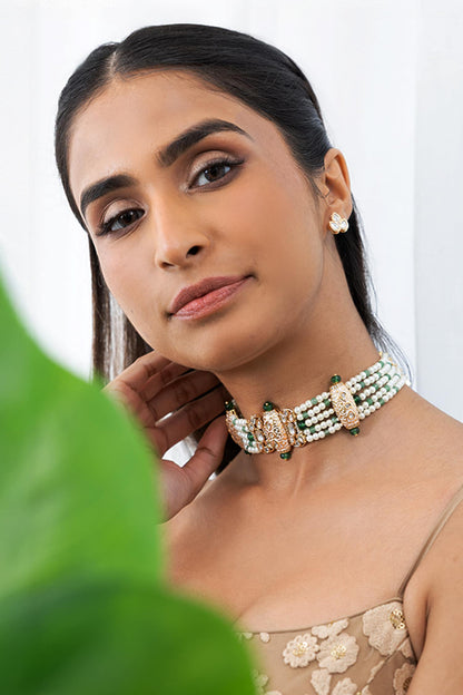 Artisan Beaded Necklace Set 
