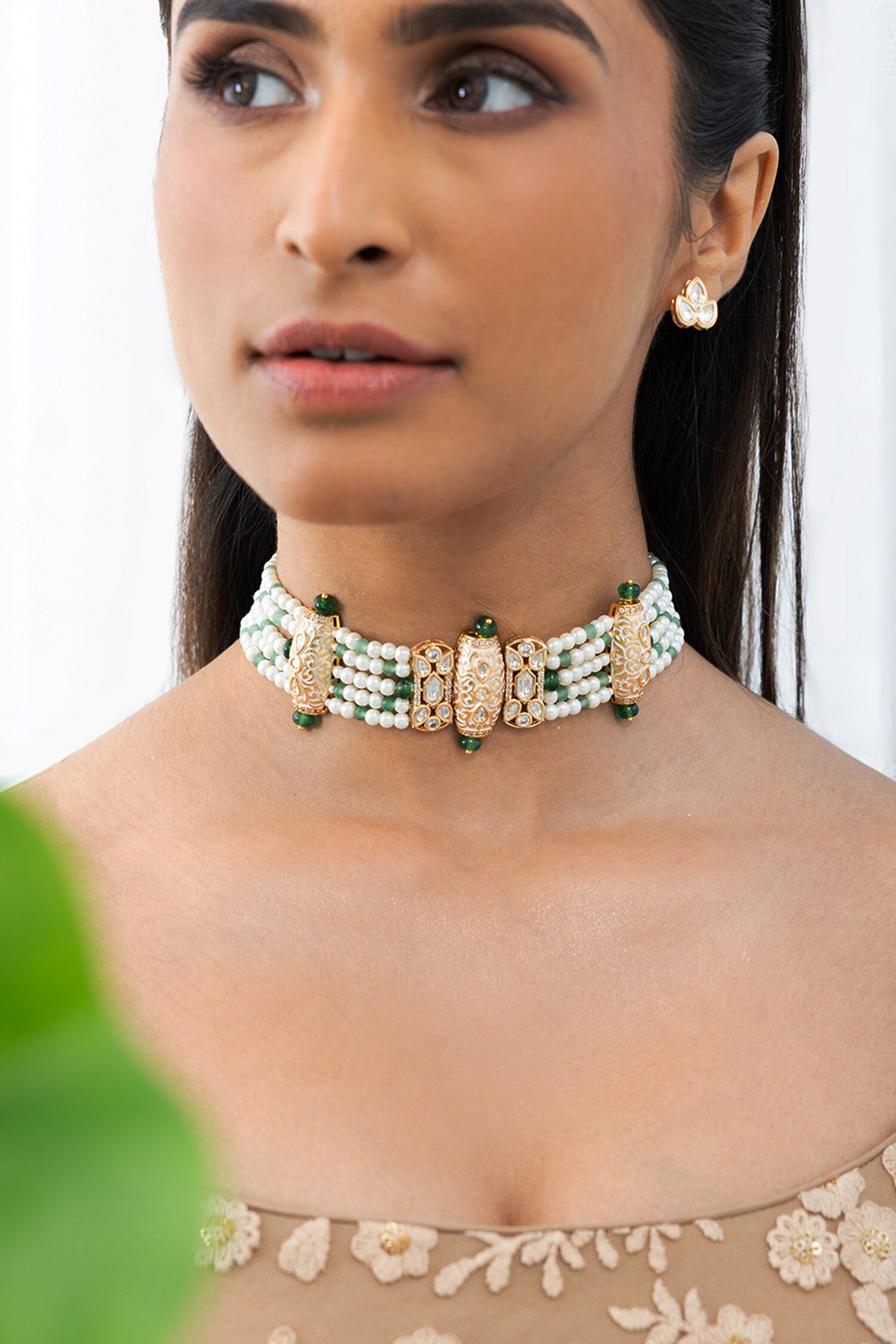 Artisan Beaded Necklace Set 