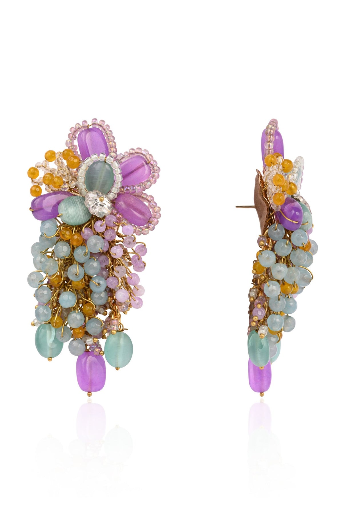 Embellished Long Earrings 