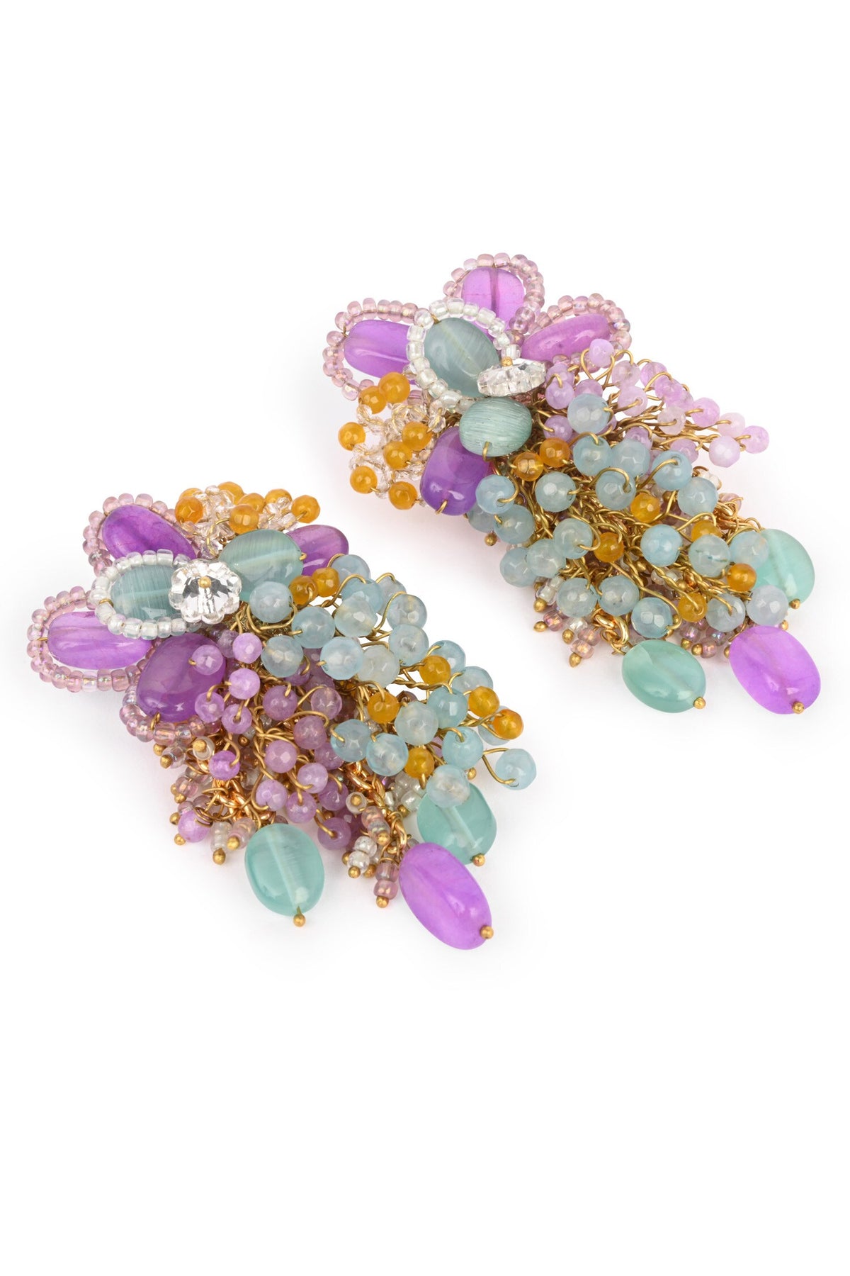 Embellished Long Earrings 