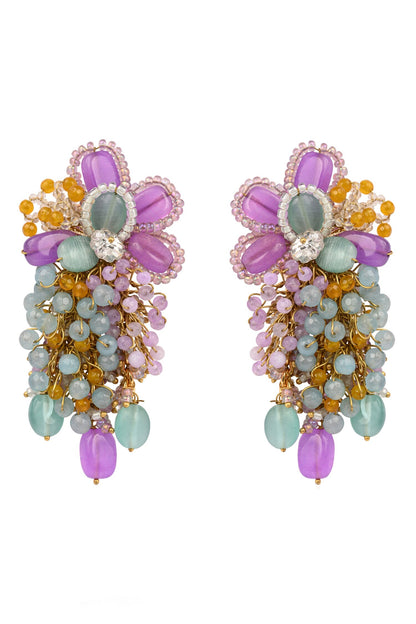 Embellished Long Earrings 