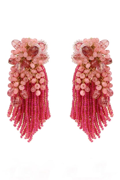 Crystal Long Earrings 