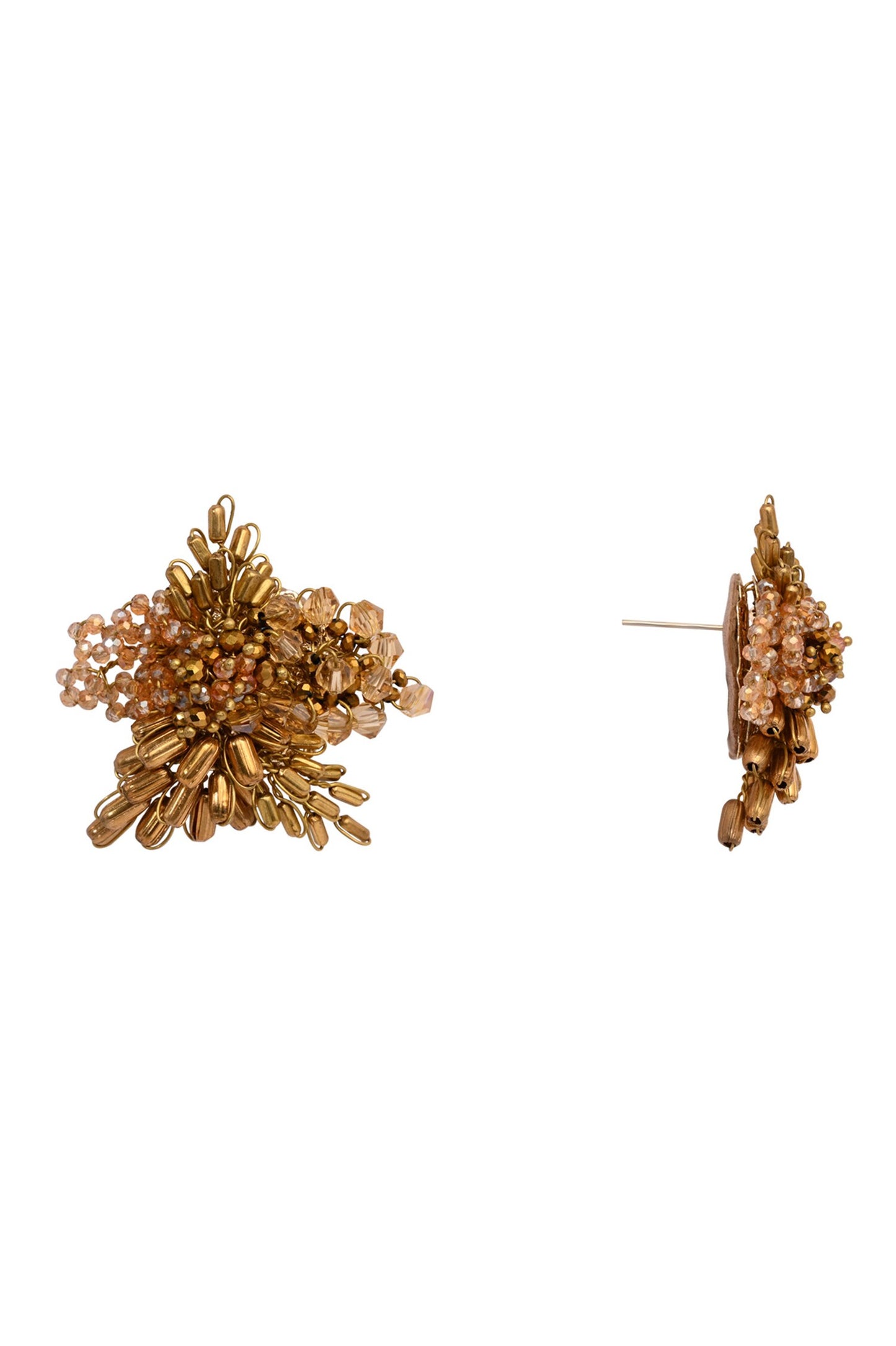 Metallic Abstart Earrings 
