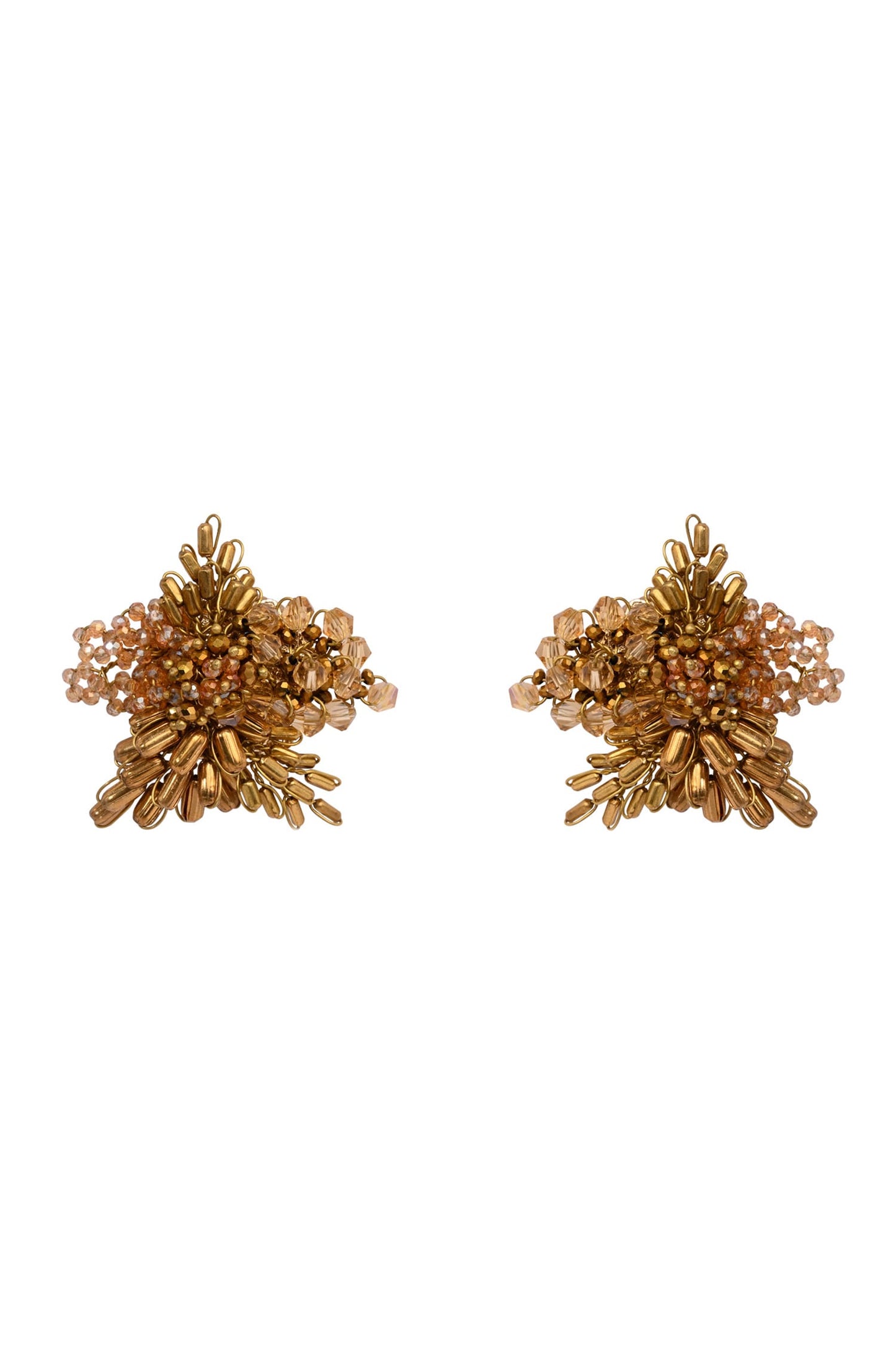 Metallic Abstart Earrings 