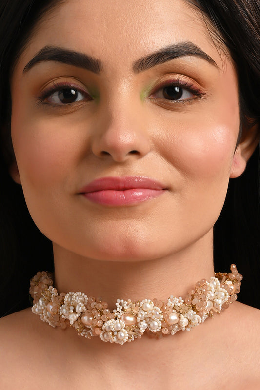 Floral Embellished Choker 