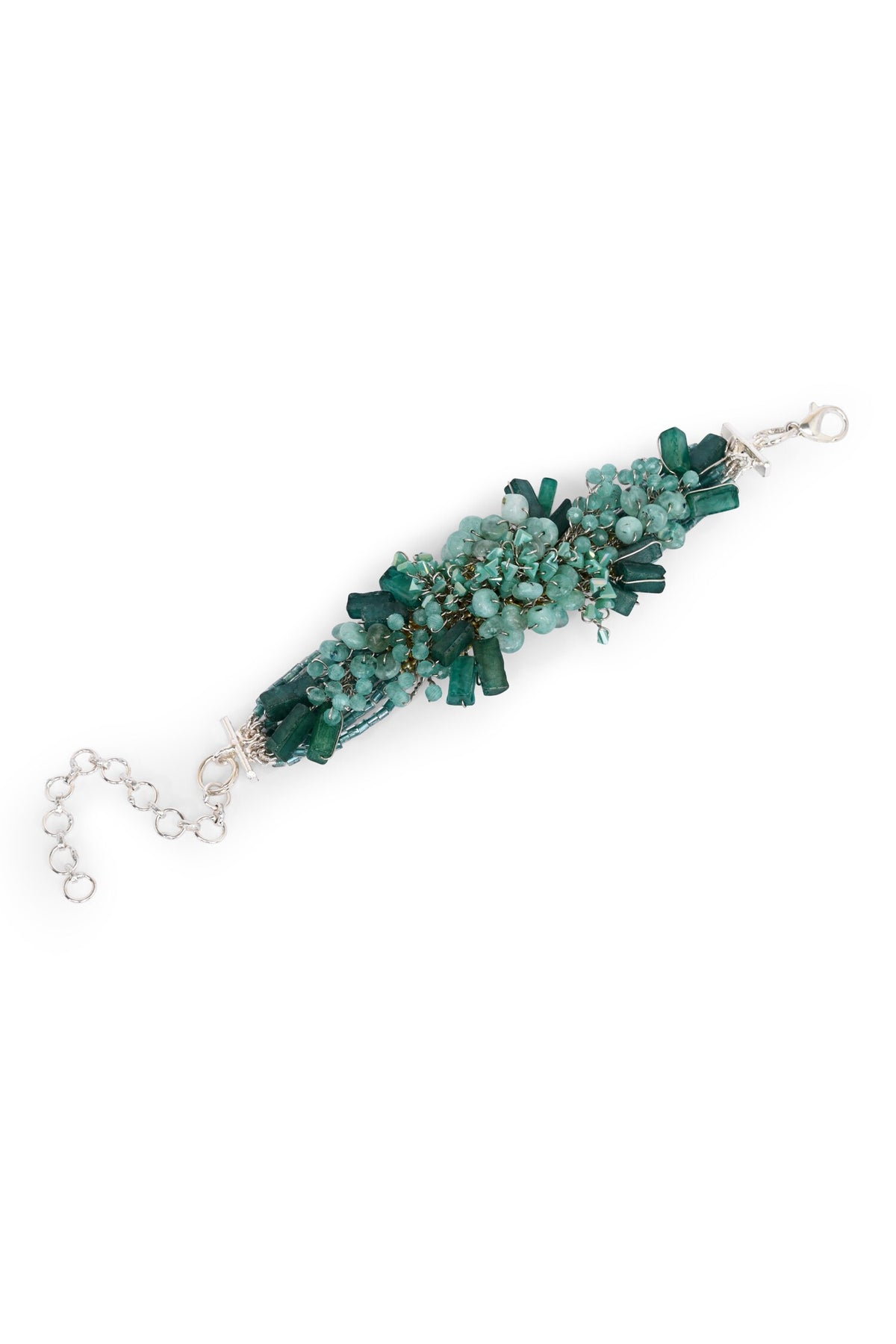 Green Stone Embellished Bracelet 