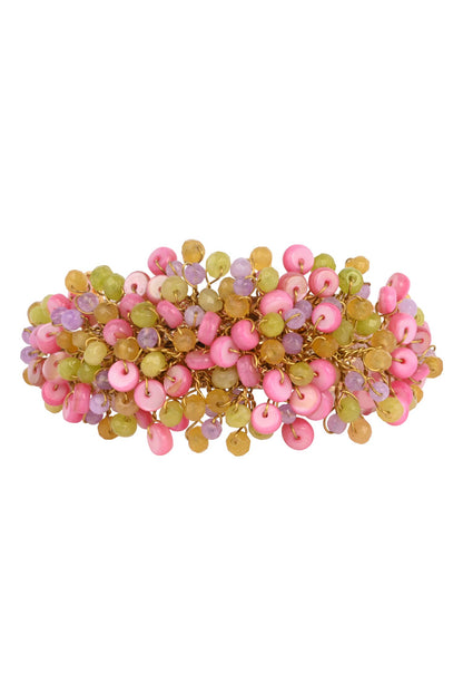 Stone & Bead Embellished Bracelet 