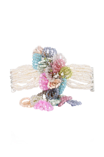 Floral Petal Embellished Bracelet 