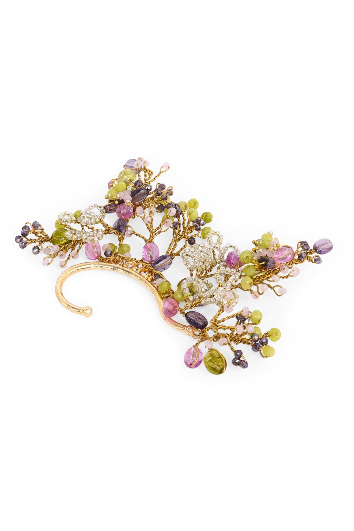 Stones & Crystal Handmade Earcuff 