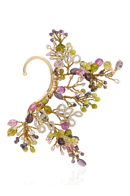 Stones & Crystal Handmade Earcuff 