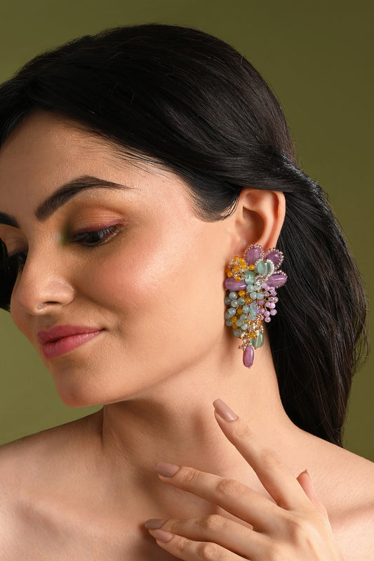 Embellished Long Earrings 