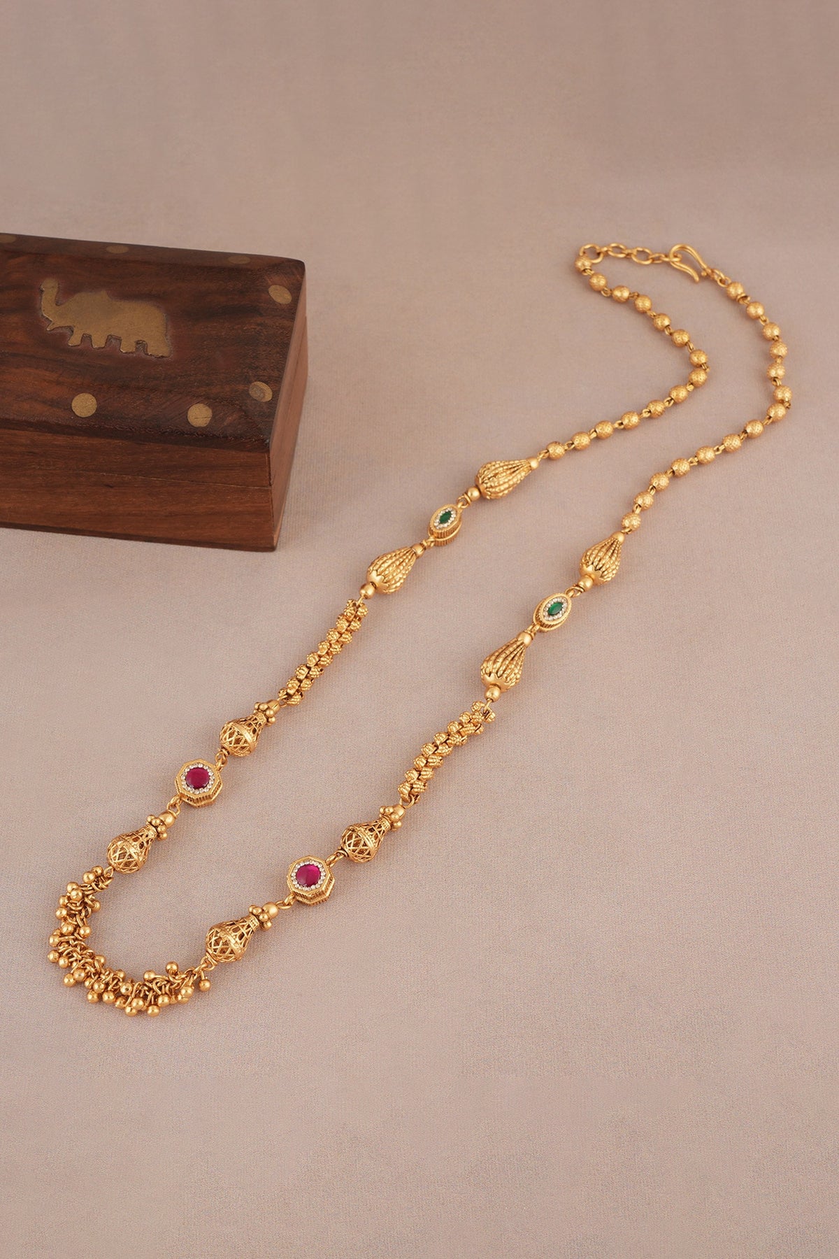 Antique Carved Necklace 
