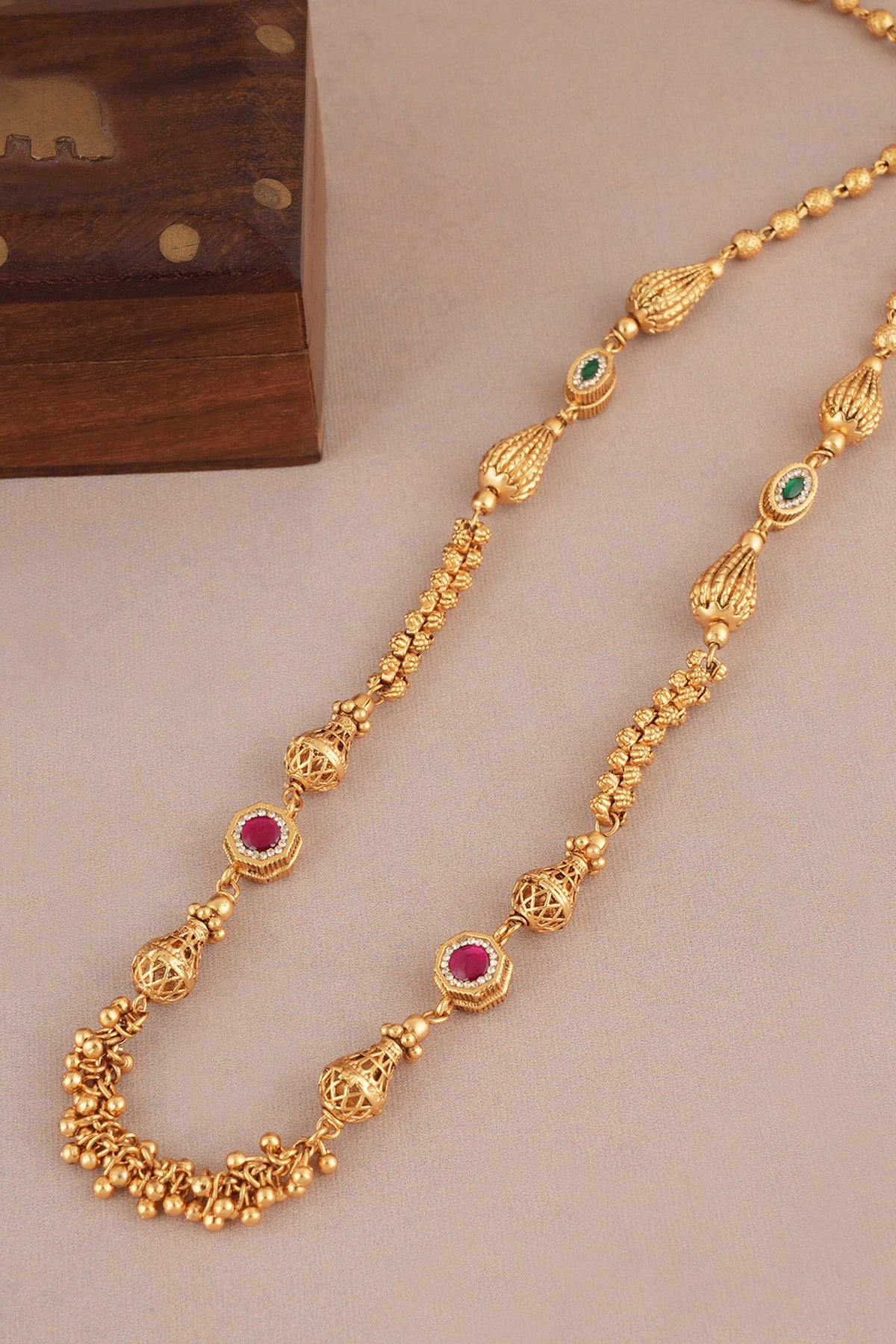 Antique Carved Necklace 