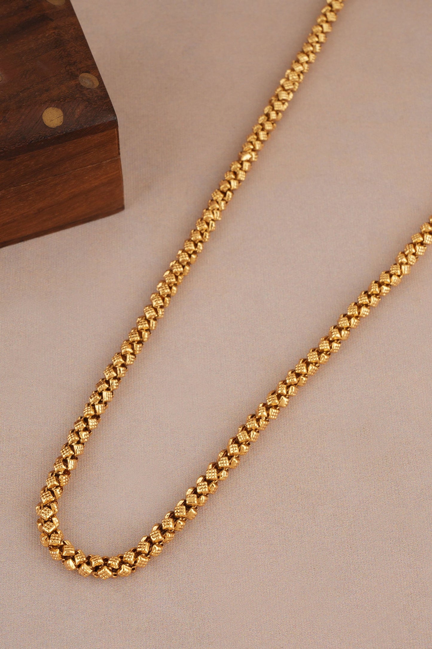 Antique Box Carved Chain 