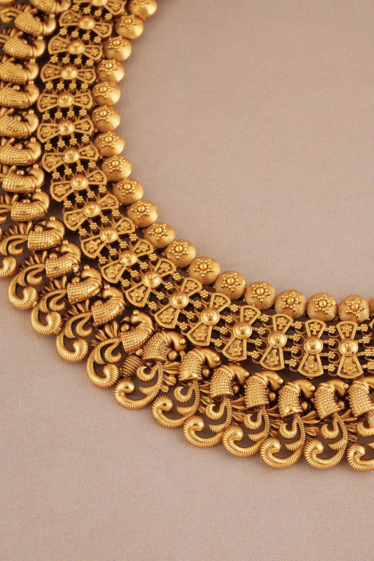 Intricate Carved Antique Choker Set 