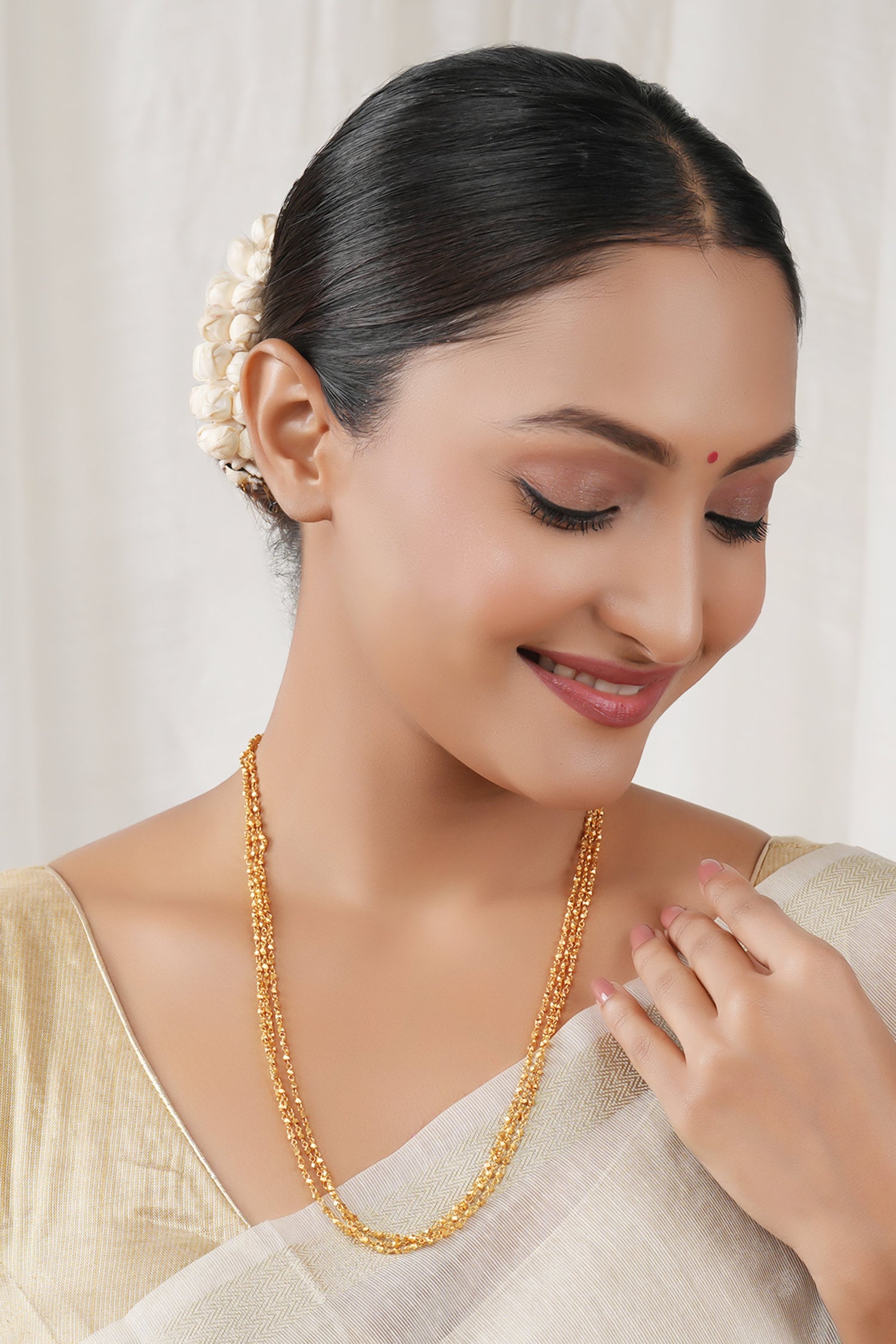Three Layered Antique Necklace 