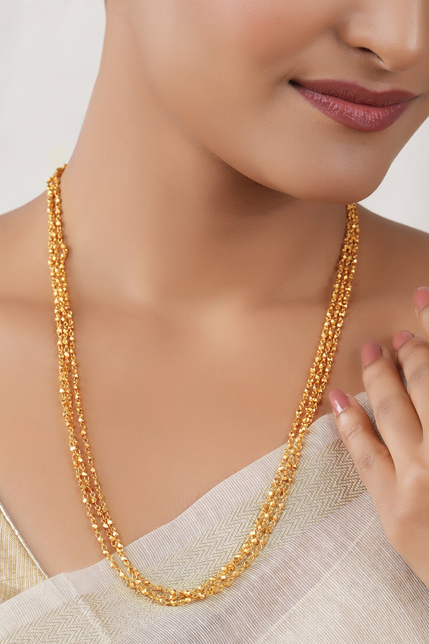 Three Layered Antique Necklace 