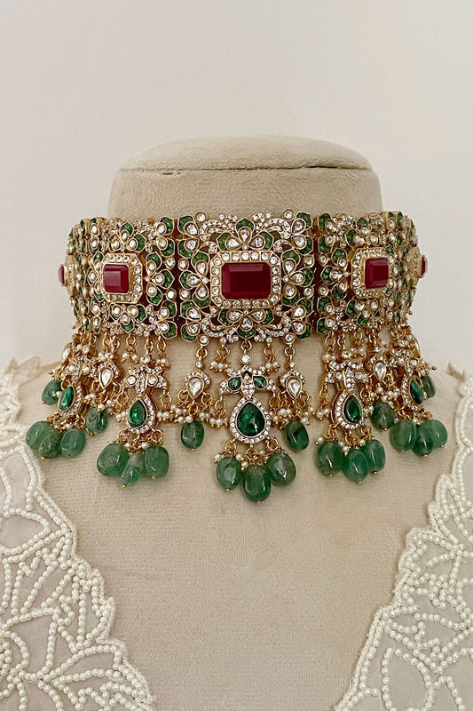 Polki Embellished Choker 