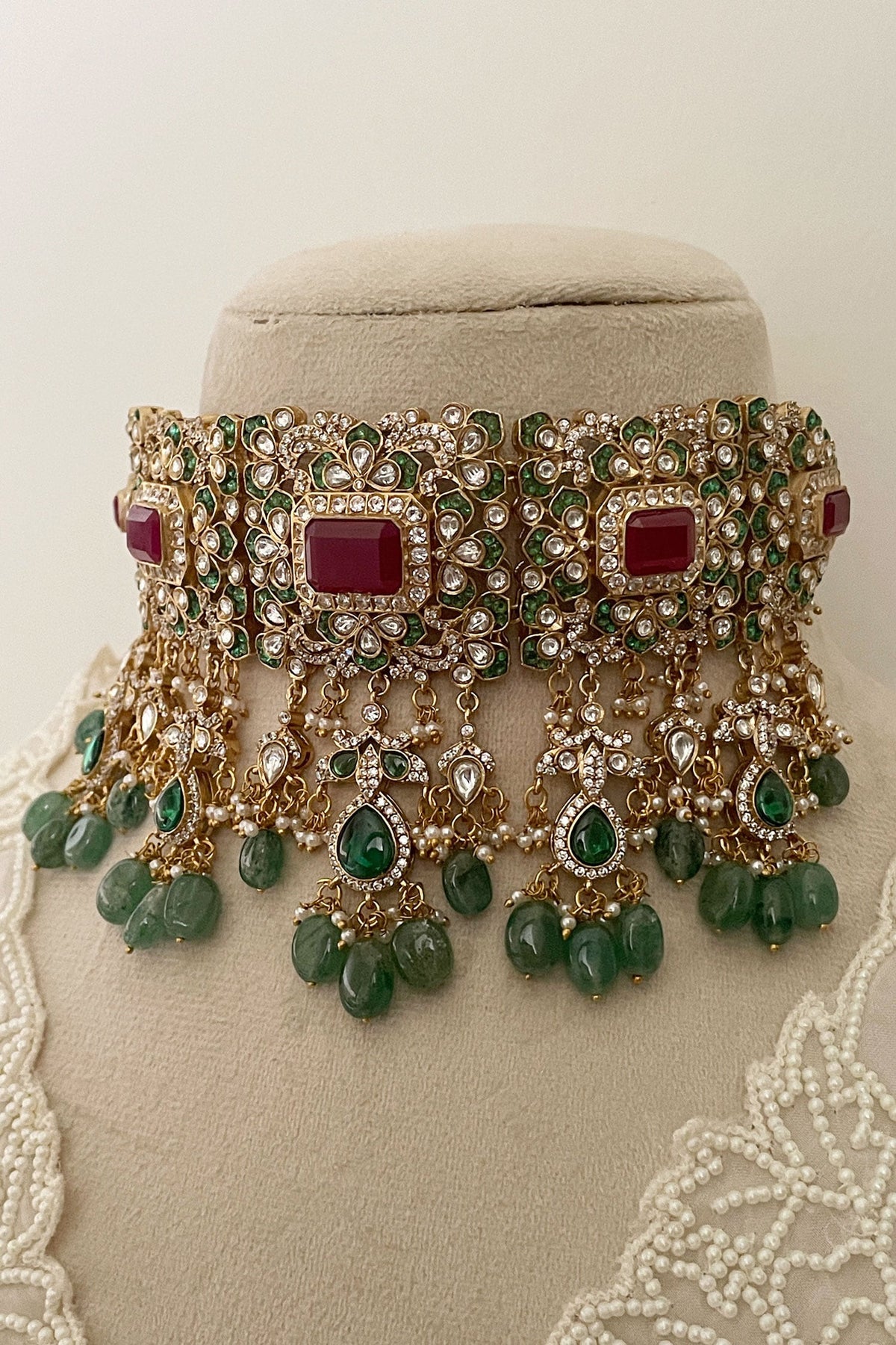 Polki Embellished Choker 