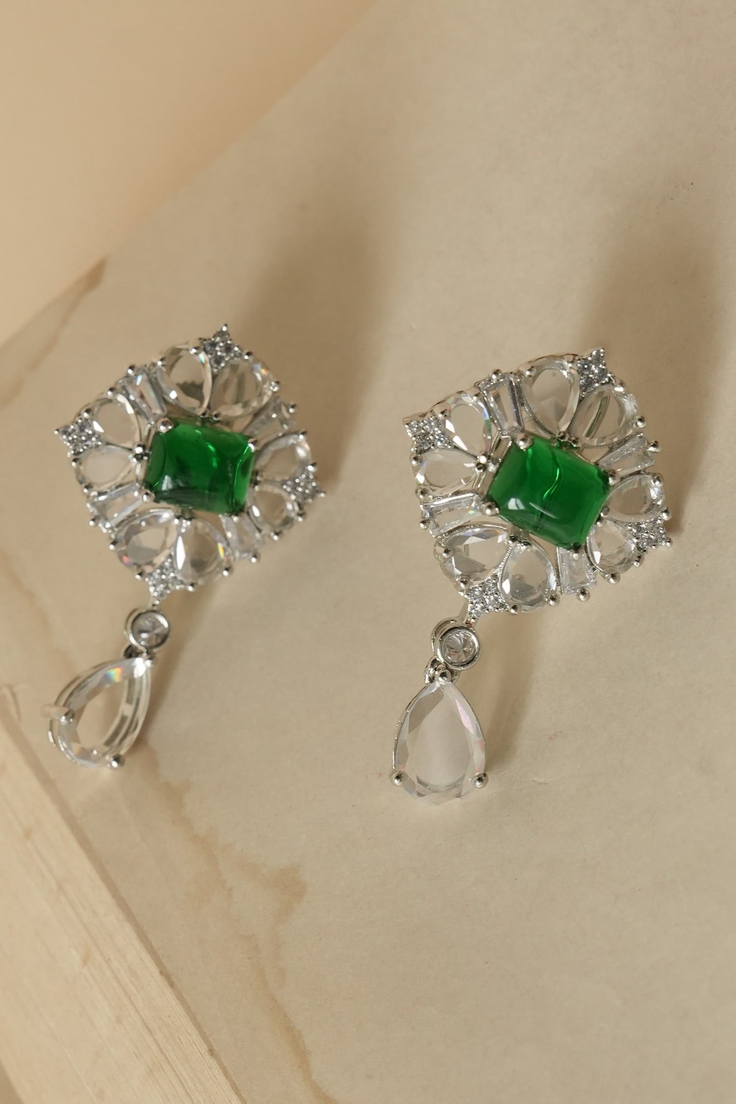 Crystal Embellished Stud Earrings 