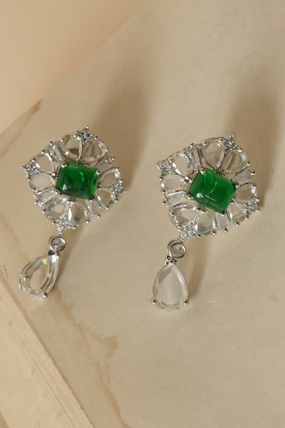 Crystal Embellished Stud Earrings 