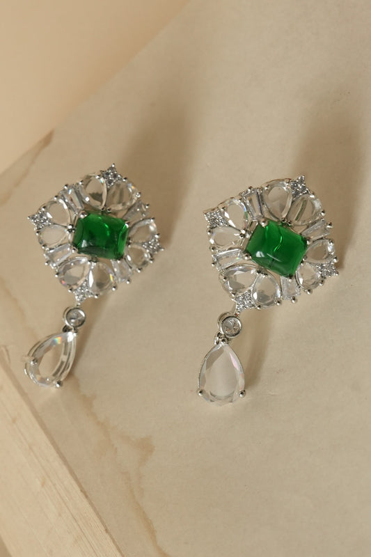 Crystal Embellished Stud Earrings 