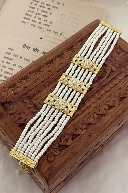 Pearl Embellished Bracelet 