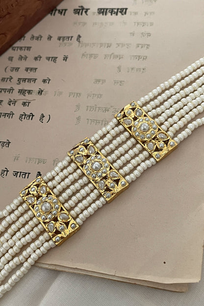 Pearl Embellished Bracelet 