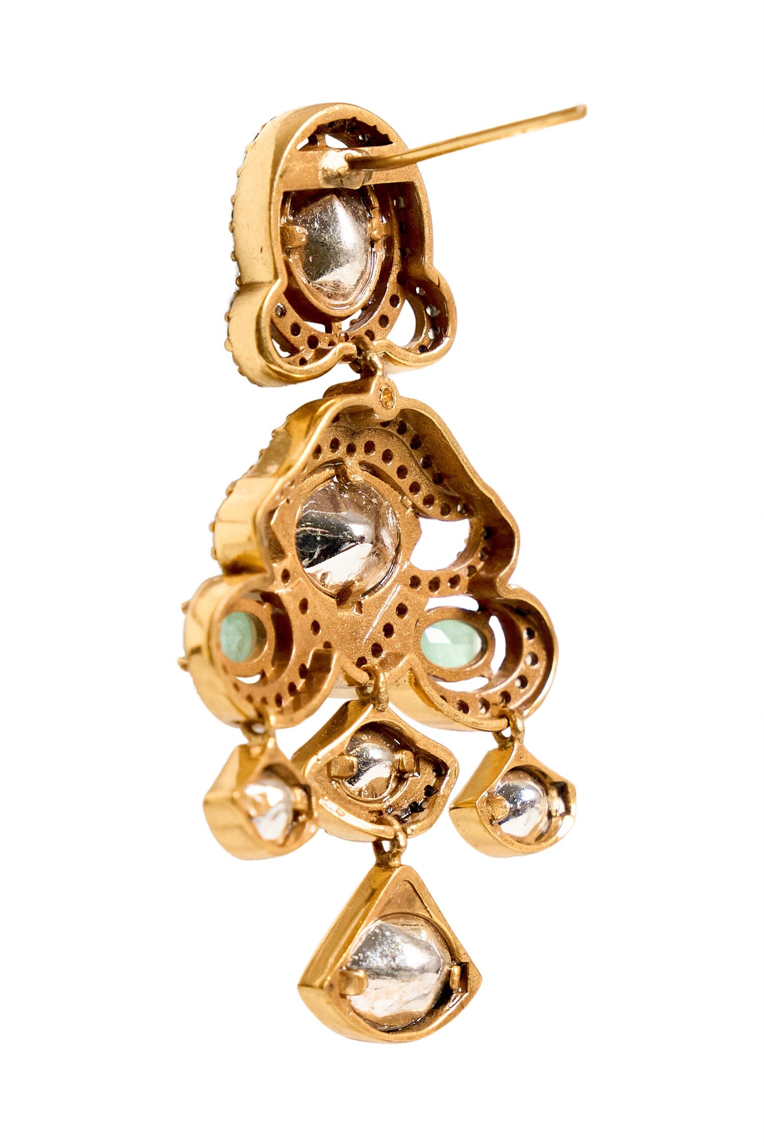 Stone Embellished Earrings 
