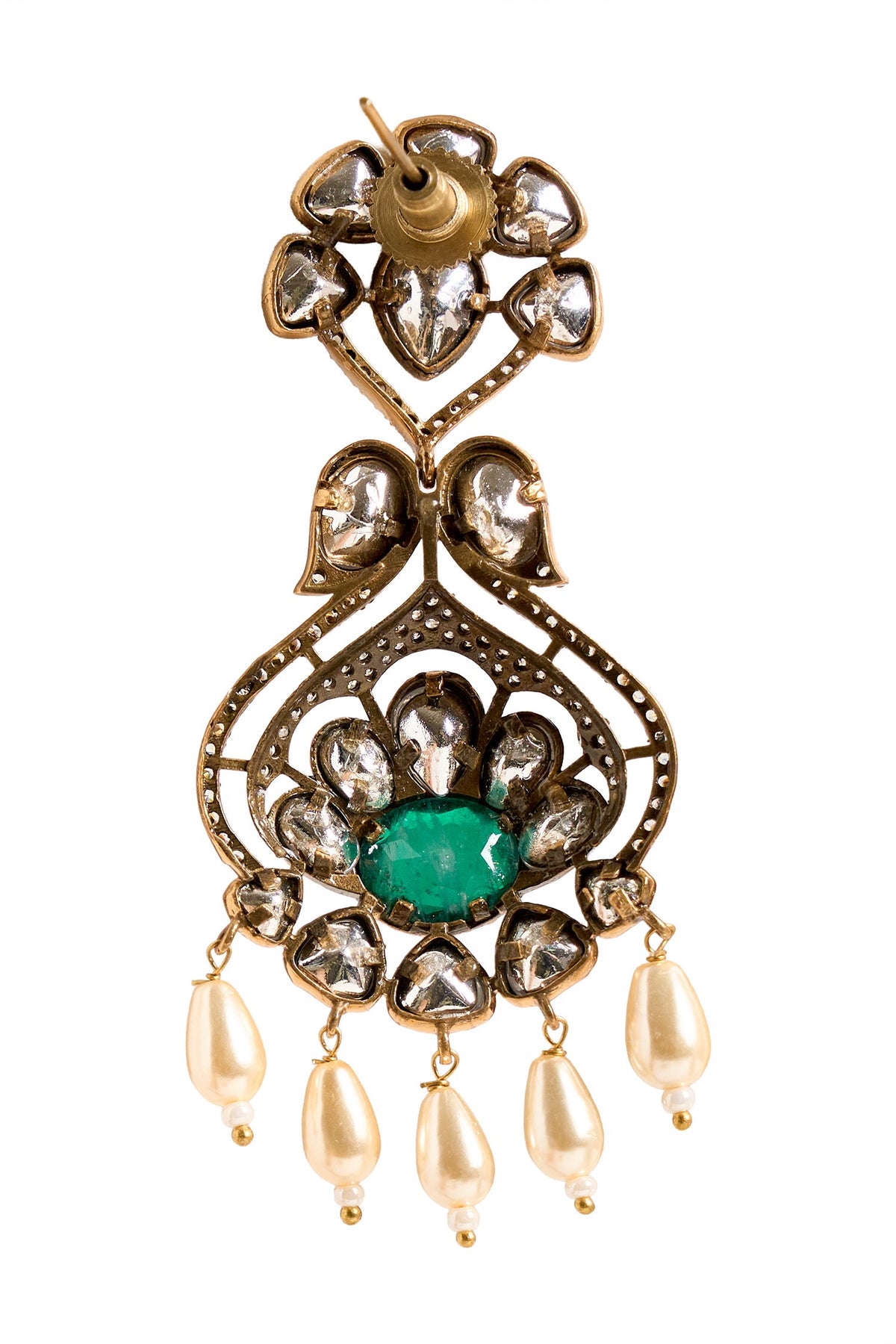 Floral Embellished Earrings 