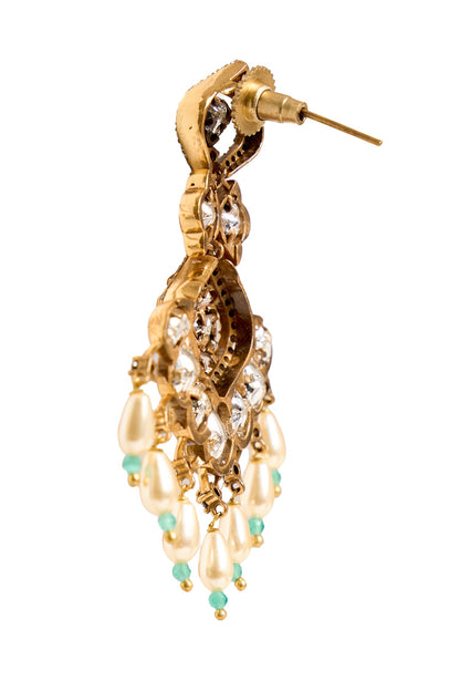 Bead Drop Embellished Earrings 