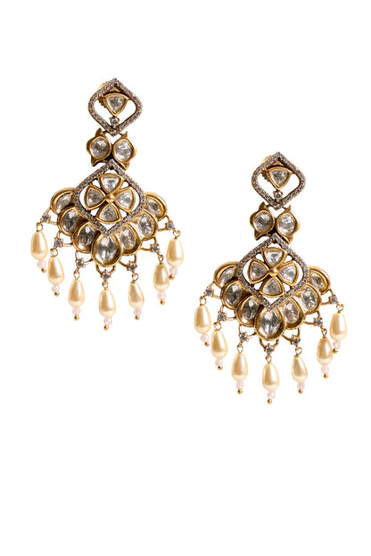 Embellished Bead Drop Earrings 