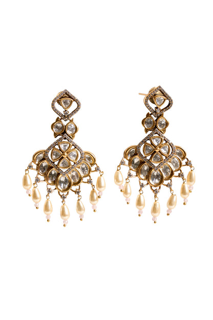Embellished Bead Drop Earrings 