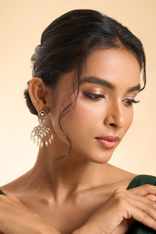 Embellished Bead Drop Earrings 