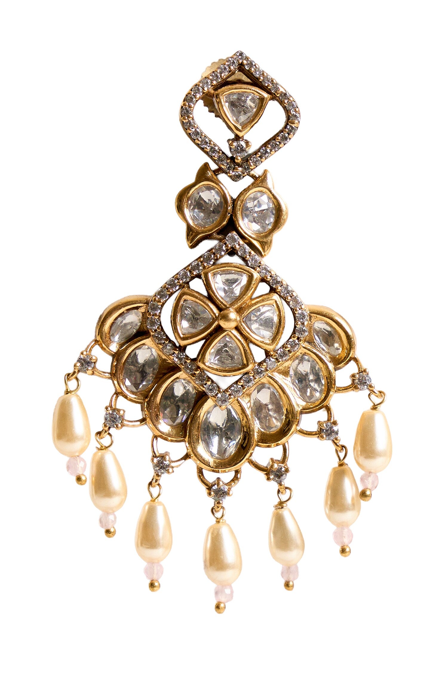 Embellished Bead Drop Earrings 