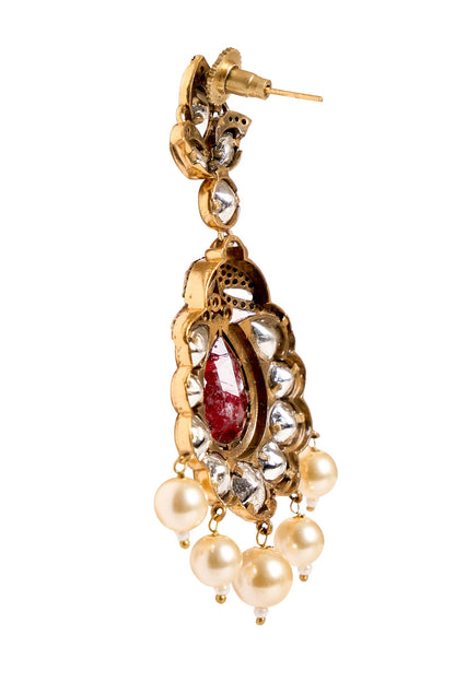 Bead Drop Embellished Earrings 